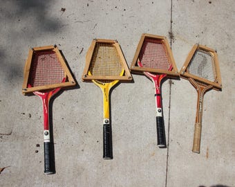 4, 1950's, Tennis Rackets, Tennis Rackets, Sports Equipment, Spring Decor, Sports, Bedroom Decor, Home Decor, Set Design