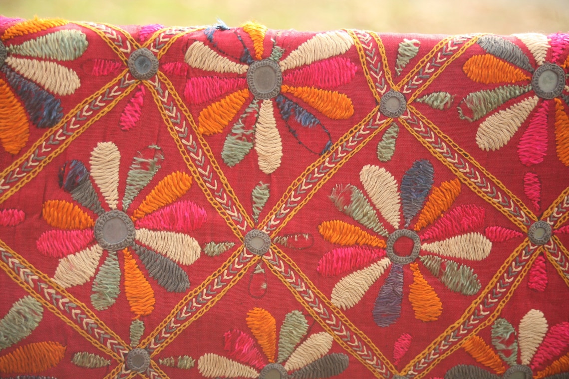 S. Iraqi Embroidering Old Arabic Blanket Arabic Quilt Etsy