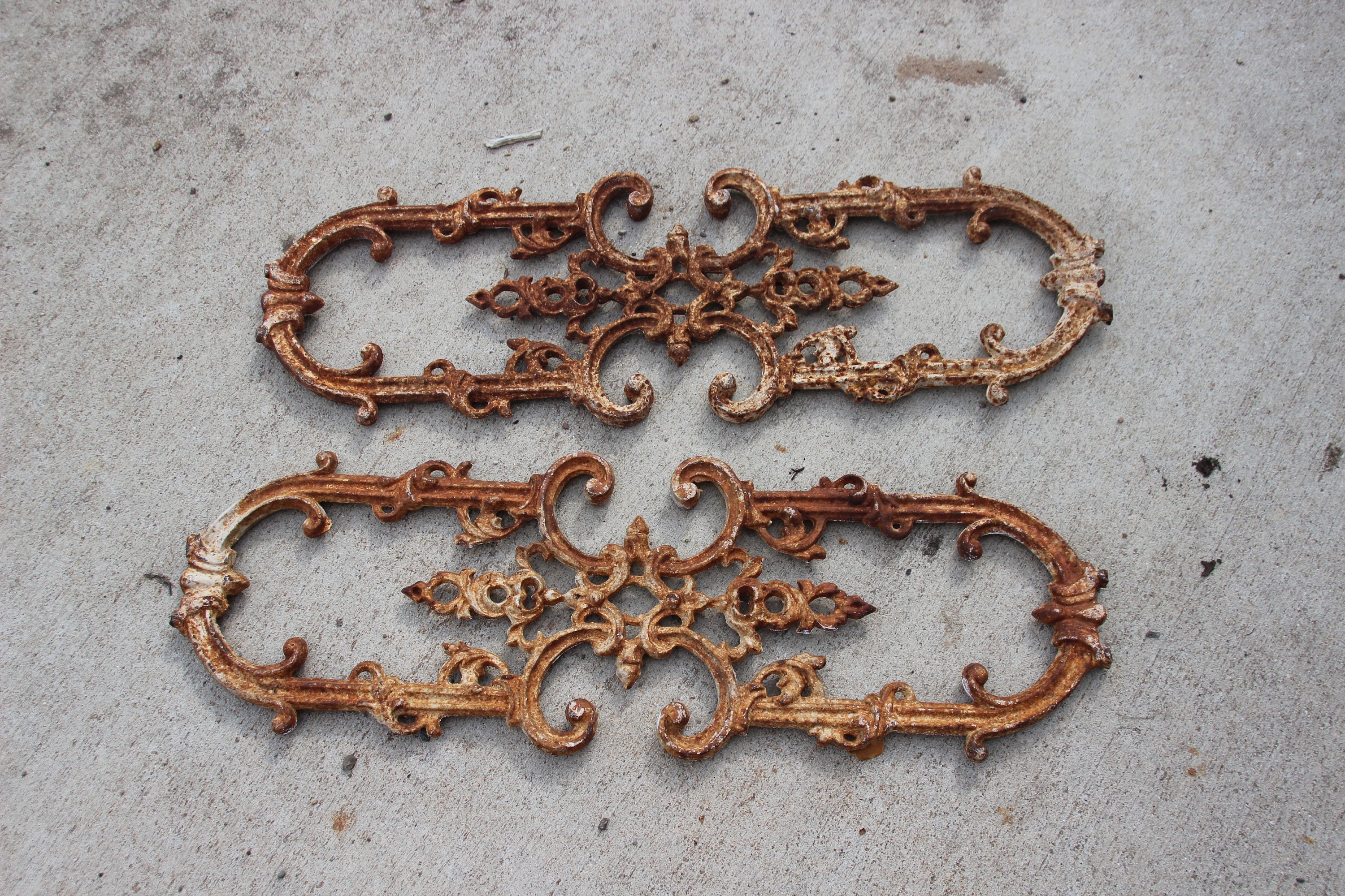 Antique Cast Iron Hardware Victorian, Wall Mount Vintage Home