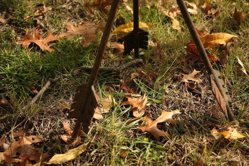 Iron Plant Stand Plant Stand Mid-Century Arrow Home Decor Garden Garden Decor Stand For Her Christmas Gift