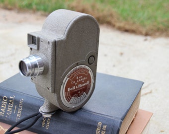 Vintage, 1950's, Bell and Howell, 8 MM, 134 Camera, Wedding Photo Booth Prop, Set Design, Home Decor