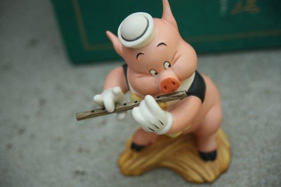 WDCC 三匹の子豚、「私はフルートを吹く」、ウォルト ディズニー