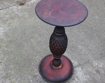 Old, Mahogany, Fern Stand, Plant Stand, Pineapple Decor, Home Decor, Wedding Decor, Indoor Plants, Wood Stand