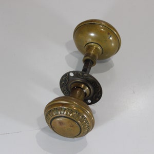 Antique, Brass Door Knob, Vintage Door Knob, Rustic, Primitive, Stamped Brass, Home Decor, Hooks, Brass Decor, Accent