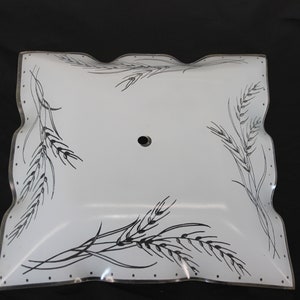 Mid Century Ceiling Light, Ceiling Light Fixture, MCM, Frosted Glass Shade, Mid Century Modern Lighting