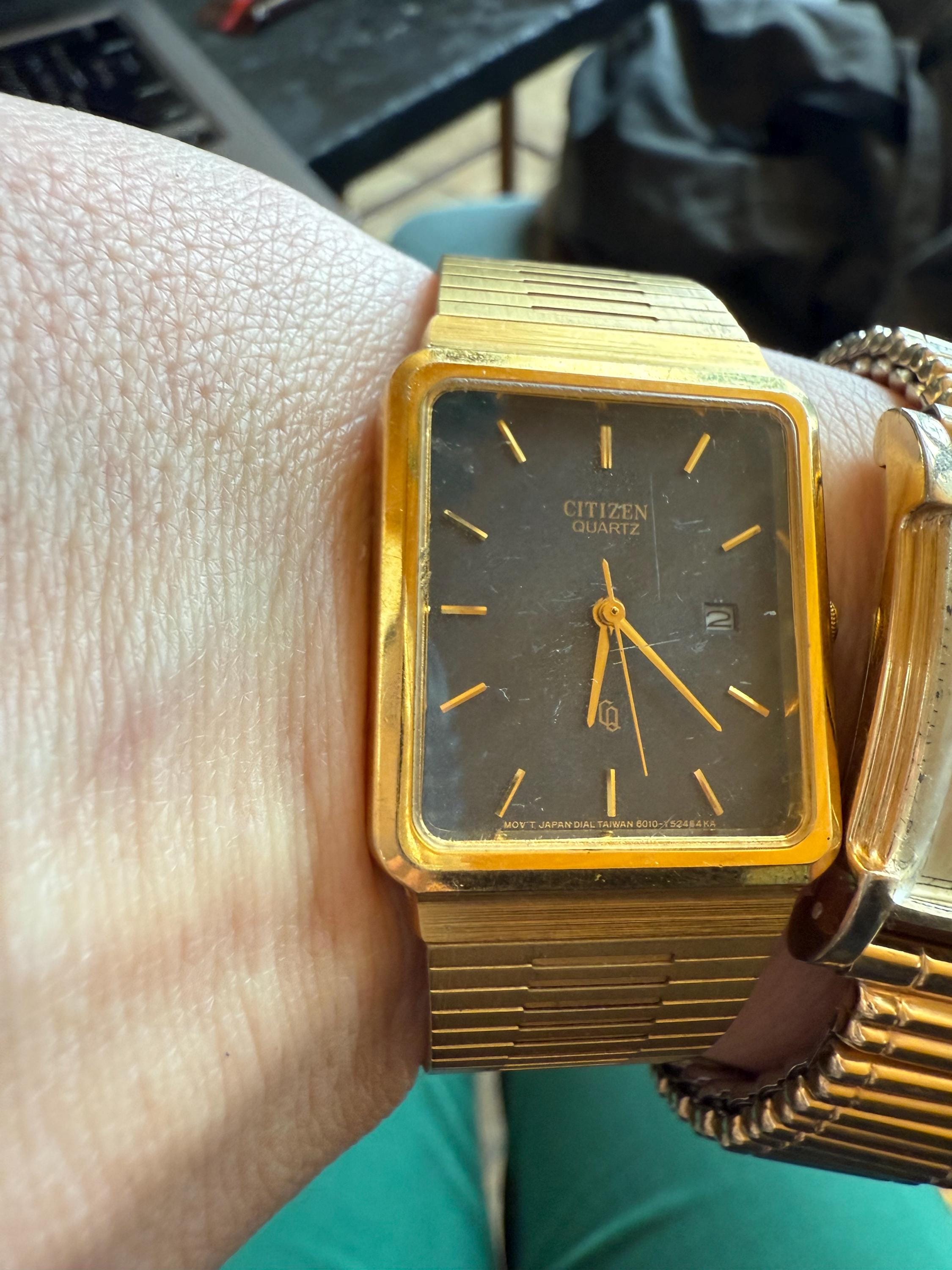 Vintage Men's Watches, Citizen Quartz, 1990s, Gruen Veri-thin