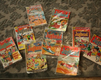 Set of Nine,Jughead No. 176, 180, 207, 229, 232, 268, 342, 346, 523, Archies Comic Group, 1970s, Comic Books, Comic Collectors, Toys, Archie