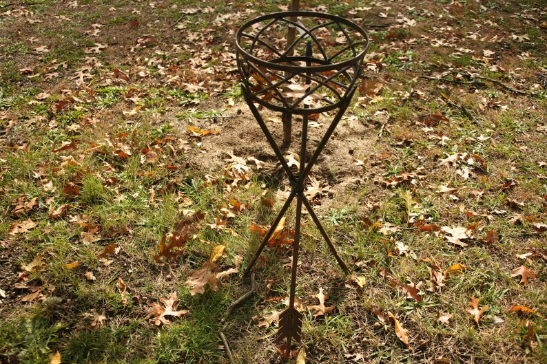 Iron Plant Stand Plant Stand Mid-Century Arrow Home Decor Garden Garden Decor Stand For Her Christmas Gift