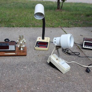 Alarm Clock, Lamp,
