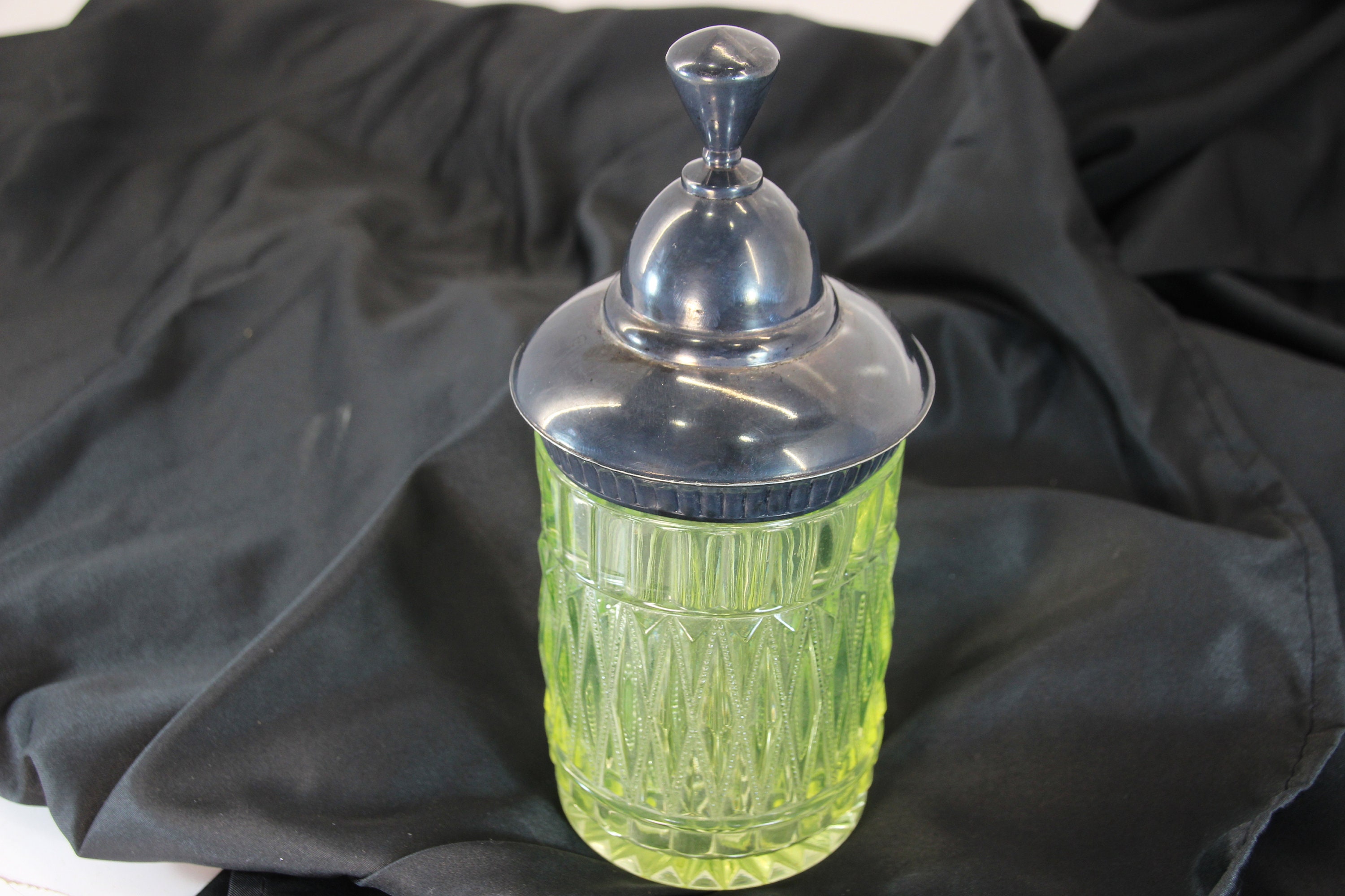 Vintage Very Rare Yellow Uranium Glass Vaseline Glass Etsy