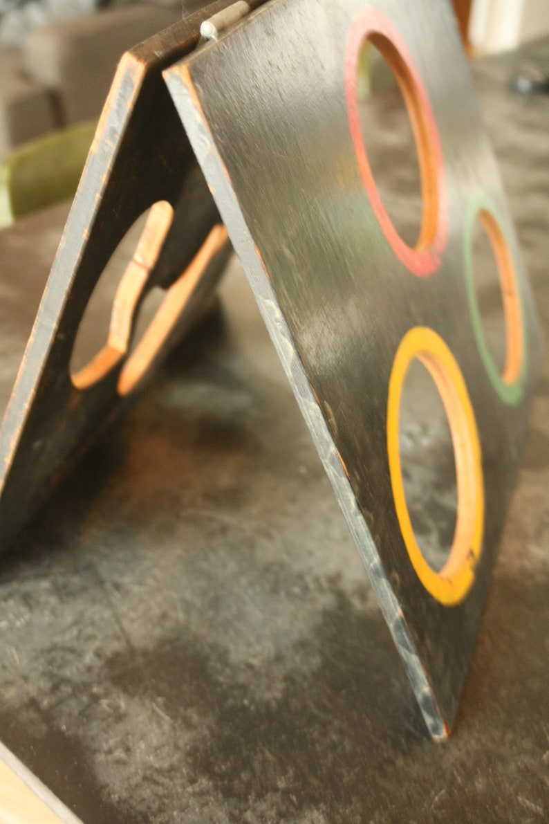 HALLOWEEN SALE Vintage Wood Carnival Crown Game 1950s Etsy