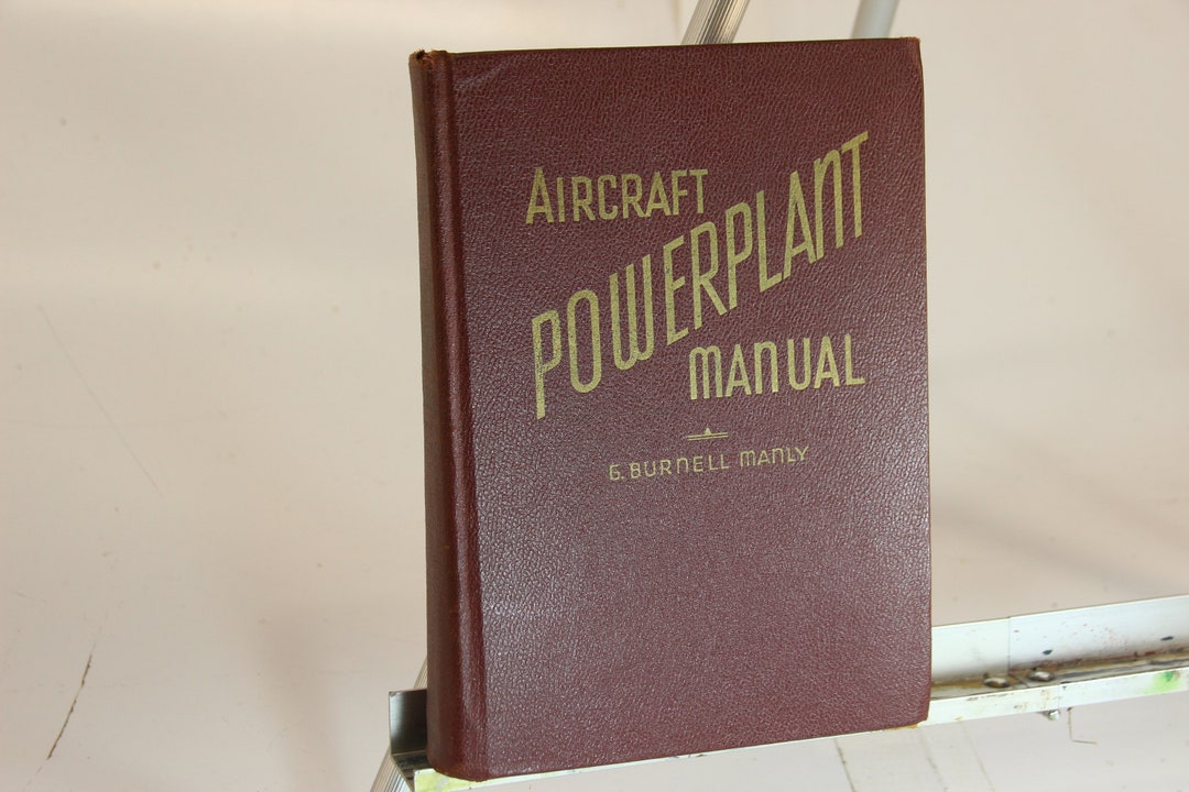 Vintage 1942 Aircraft Power Plant Manual Airplane Manual - Etsy
