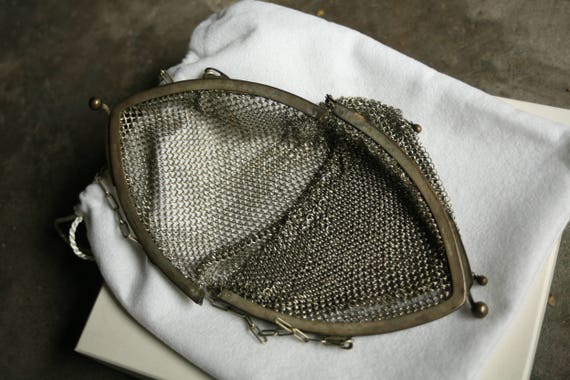 Vintage Metal 1920s Purse, Flapper Purse, Vintage… - image 6