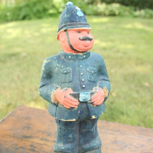 Rare, Antique Scottish, Policeman ,Police Man, Candy Container, Paper Mache, Scotland, Candy, Home Decor, Collectible