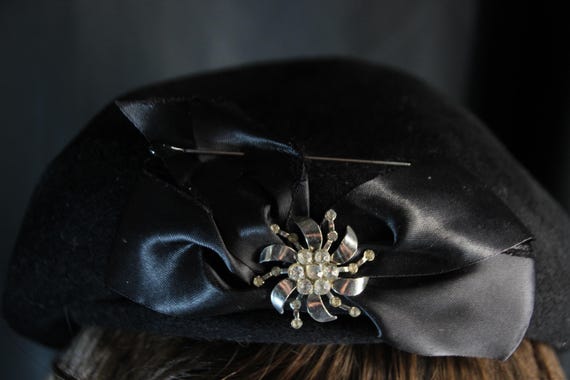 Vintage, Felted Women's Hat, Women's Winter, Winter Accessory, Christmas Hat, Winter, Hat for Her, Cute Hat View 4