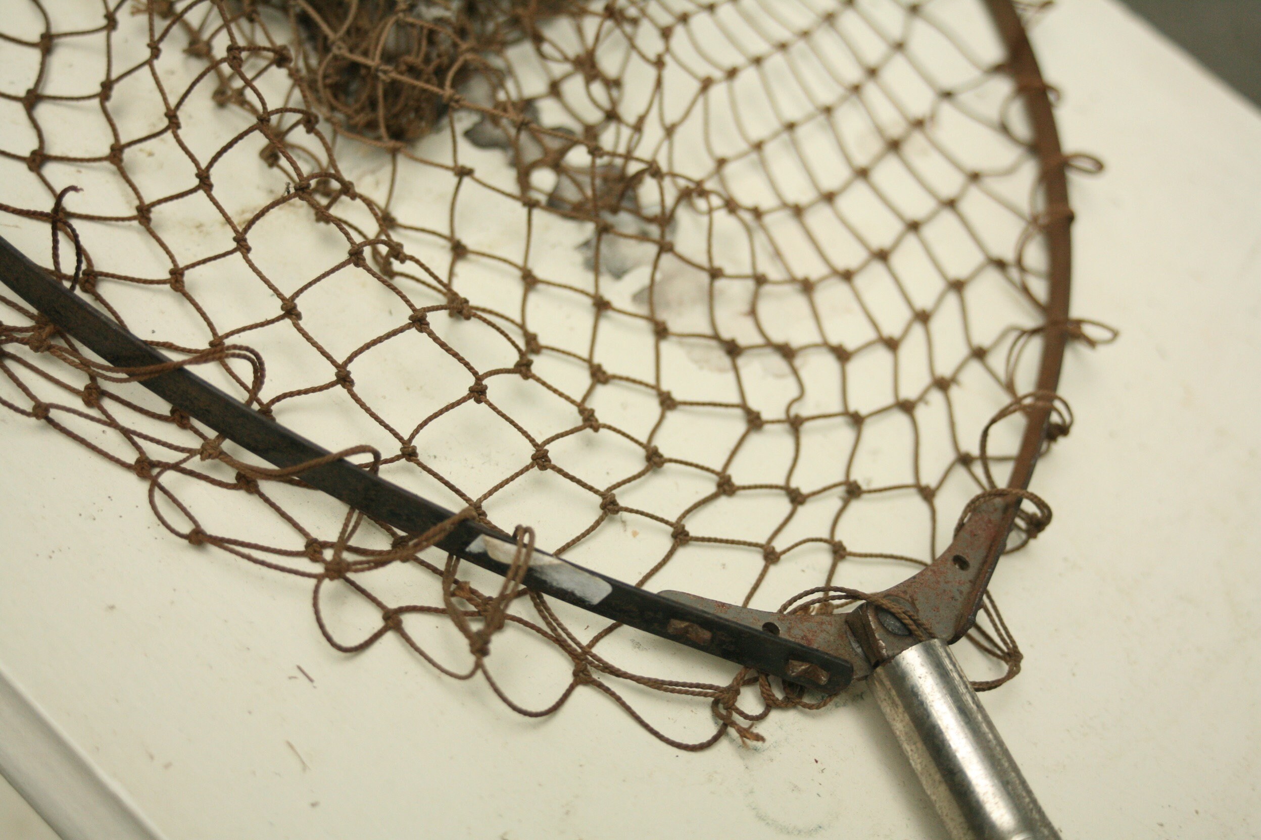 Vintage Fishing Net on Pole Nautical Decor Fall Decor Home Etsy