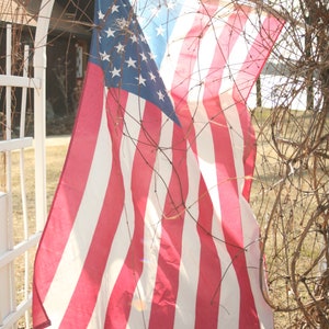 Vintage 50 Star Flag, Vintage American Flag, Old Flag, Old Glory, Labor Day, Spring Decor, Summer Decor, 4th of July