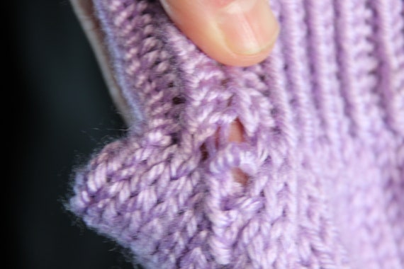 Vintage Children's Sweater, Handmade, Knit Sweate… - image 8