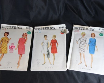 3, Década de 1960, Década de 1970, Butterick, Patrones de ropa, Trajes de pantalón, Patrones de vestidos y faldas, Ropa de mujer, Decoración del hogar, Costura