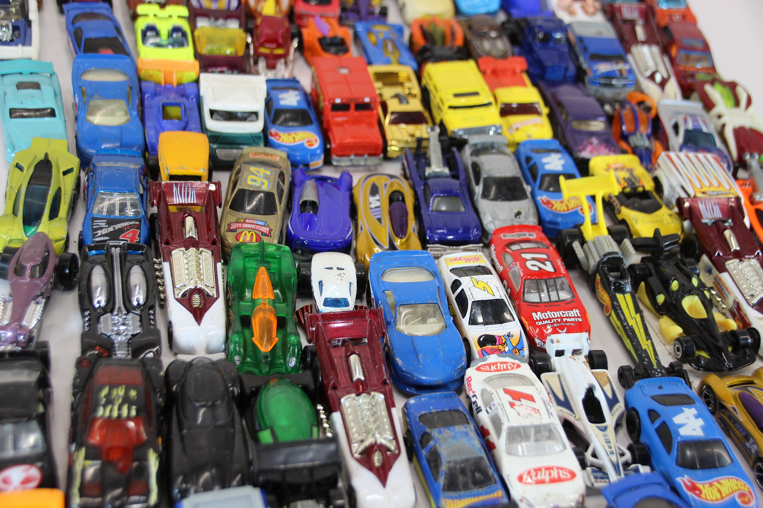 ヴィンテージ、107台セット、レースカー、ホットウィール 