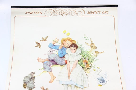 Same Year as 2021 1971 Vintage Advertising Calendar, Norman Rockwell, Four  Seasons Pin up Calendars, 1960s, UNUSED, New Years - Etsy