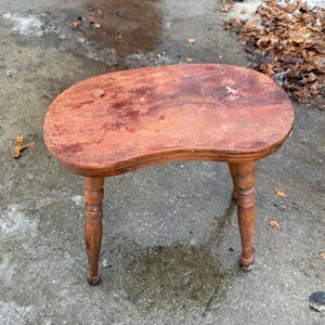 Vintage Milking Stool, Antique Stool, Small Wood Stool, Farmhouse Stool, Small Stool, Old Stool, Farm, Cows