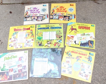 8 Vintage Disney Records, Disneyland Records,