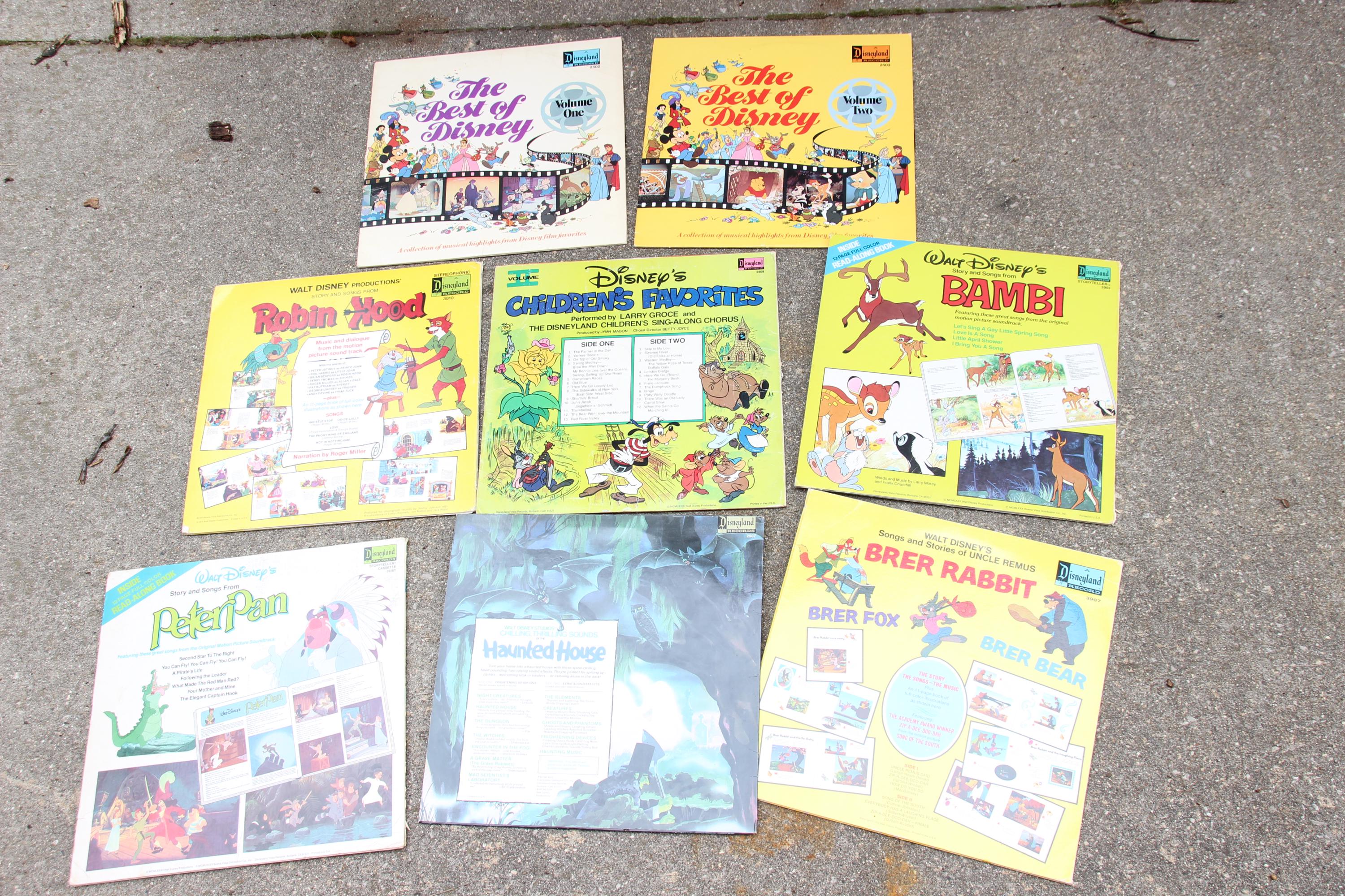 Vintage Disney Records, Disneyland Records,