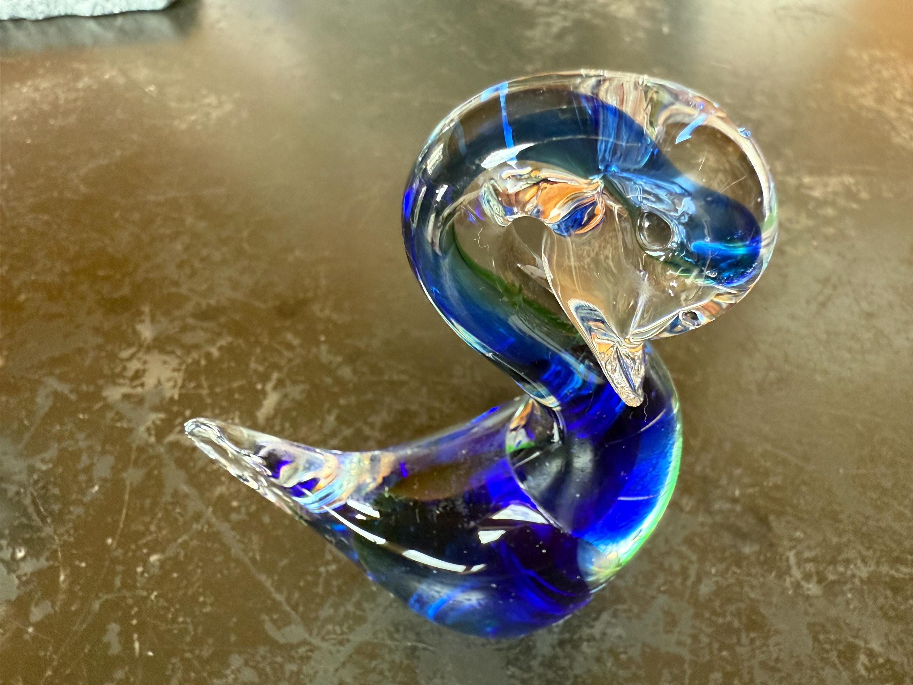 Italian glass swan - Etsy 日本