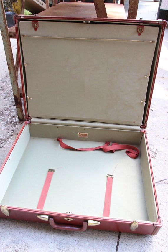 Mini Valise en Cuir Vintage à Main avec Bandoulière pour Voyage Accessoires de Photographie Marron