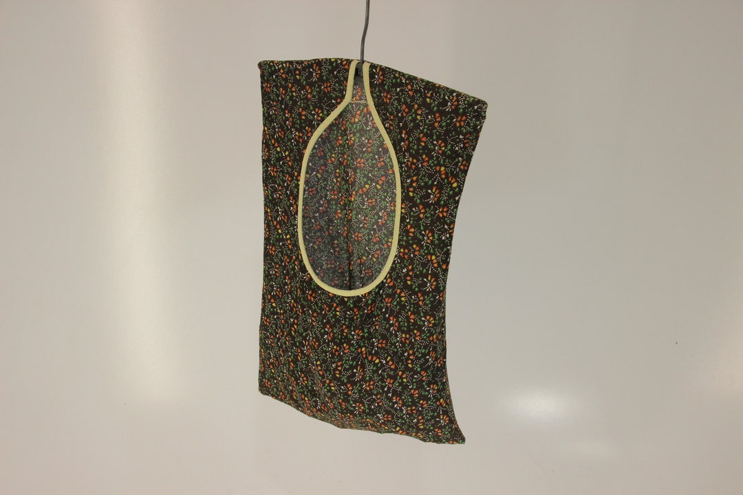 Vintage, Clothespin Holder, Wooden Clothespins, Wood Clothespins