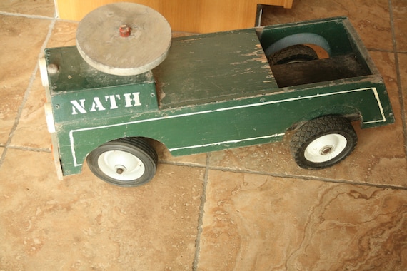 Vintage Wooden Toy Truck Child S Riding, Wooden Ride On For Babies In Nigeria