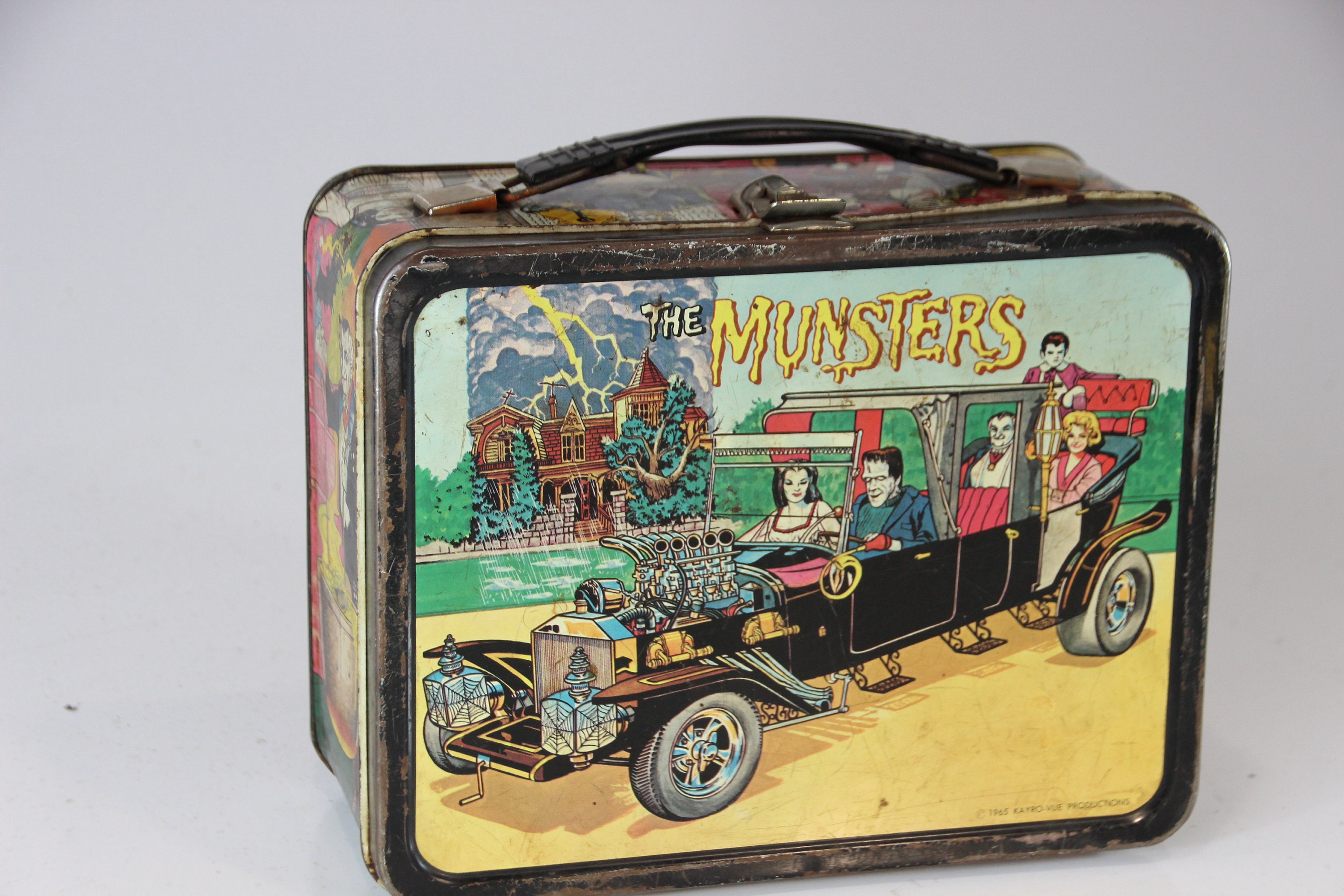 Vintage the Munster's 1965 Metal Lunch Box Kid's Etsy Australia