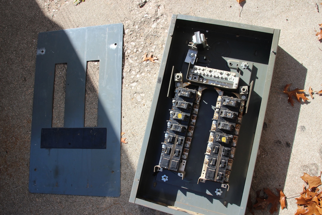 Vintage Pushmatic, Breaker Panel, Electrical Breaker, Set Design