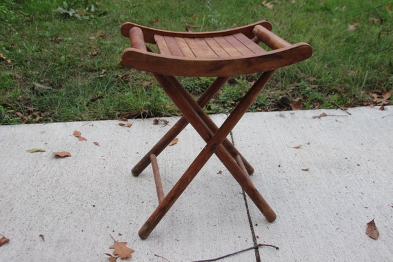 Vintage folding camp stool outlet