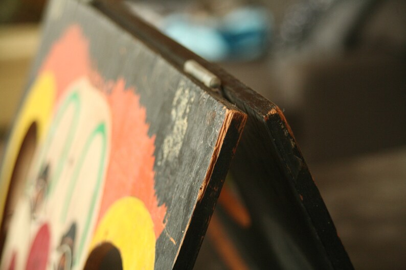 HALLOWEEN SALE Vintage Wood Carnival Crown Game 1950s Etsy