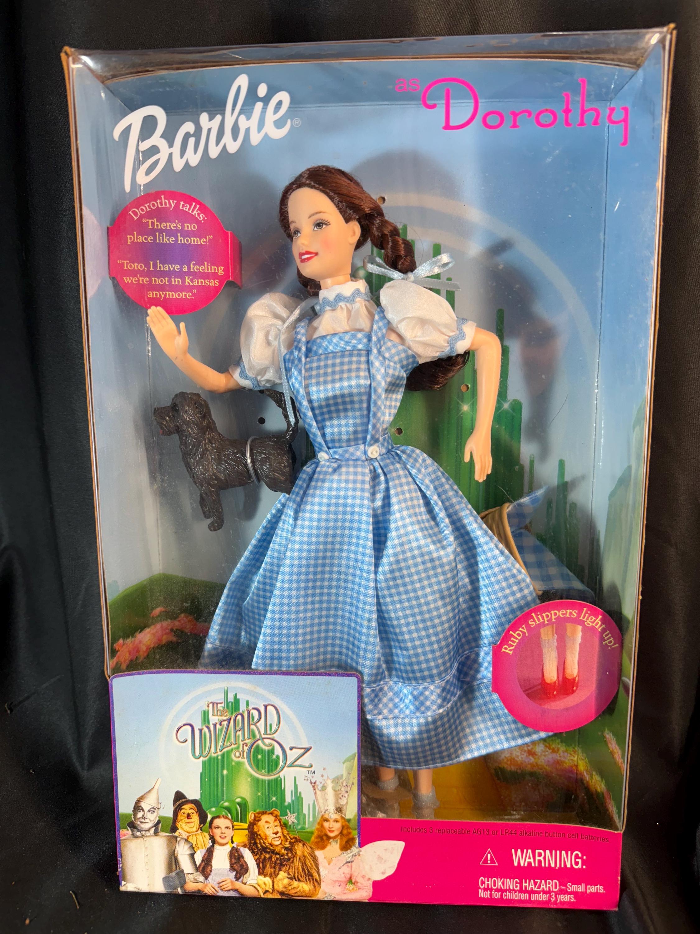 Vintage Dorothy Barbie Doll, Wizard of Oz, 1999, NIB