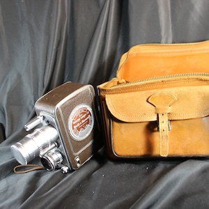 Vintage, 1950's, Bell and Howell, Magazine Camera 172, Wedding Photo Booth Prop, Set Design, Home Decor, 8 mm