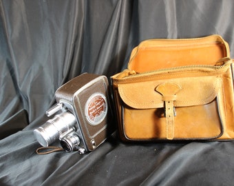 Vintage, 1950's, Bell and Howell, Magazine Camera 172, Wedding Photo Booth Prop, Set Design, Home Decor, 8 mm
