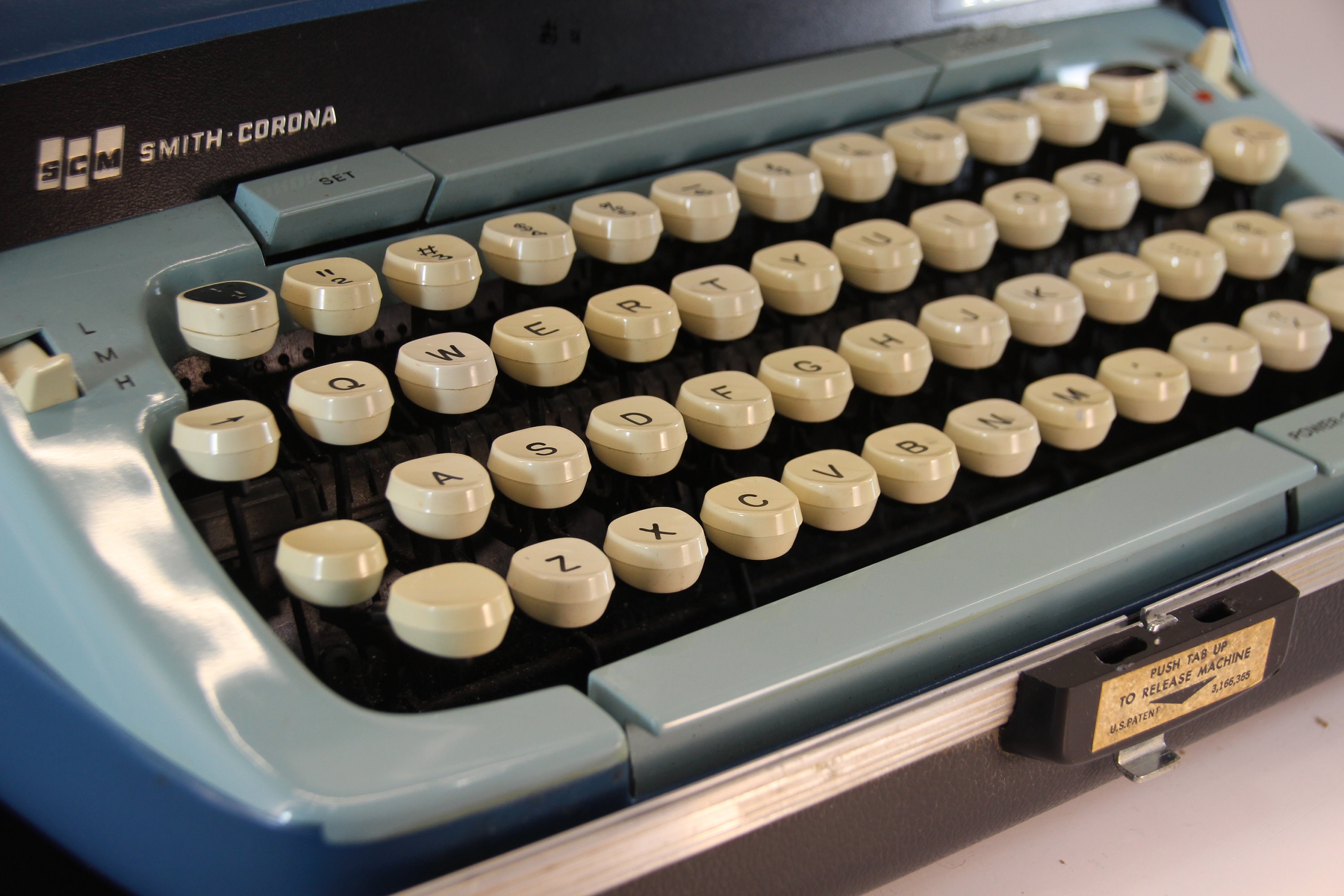 Vintage, Galaxie Twelve, Typewriter, Smith Corona, Portable