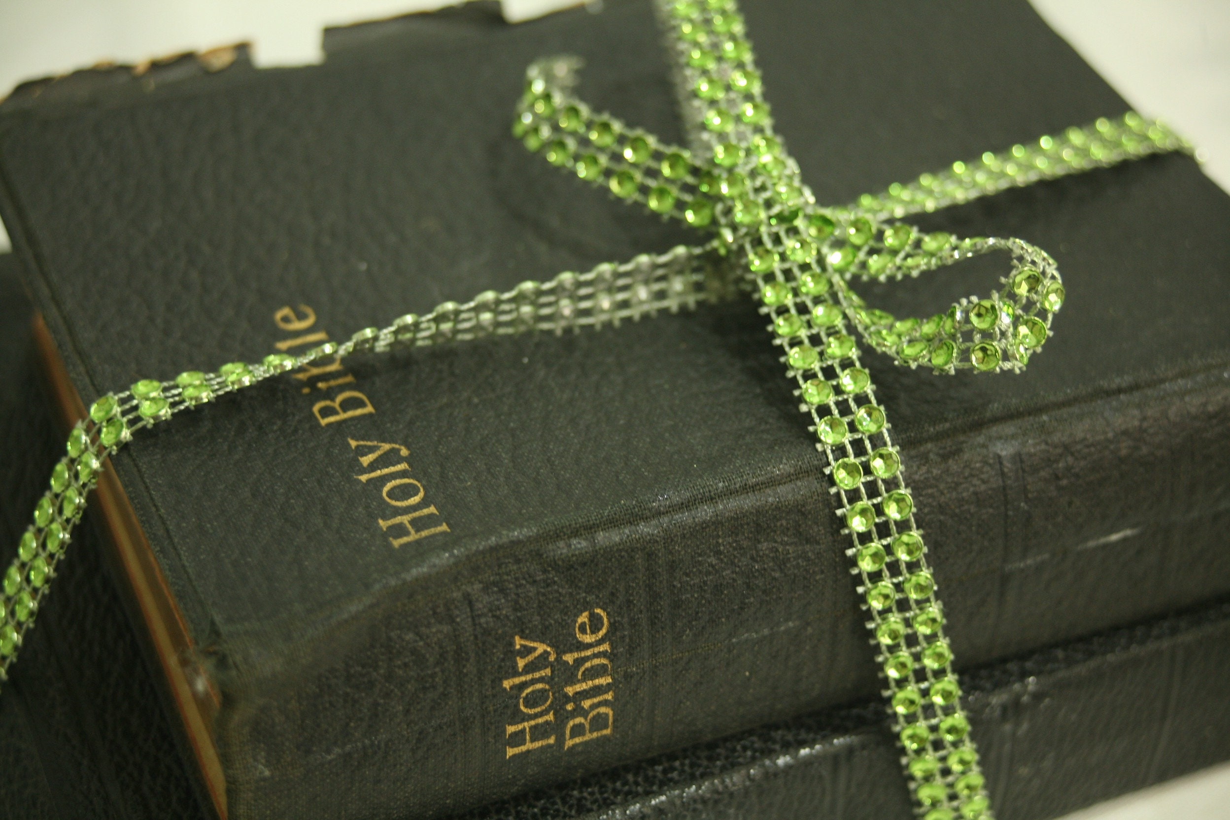 Set of 2 Vintage 1920s Bibles, Religious, Old Bible, Antique Bible