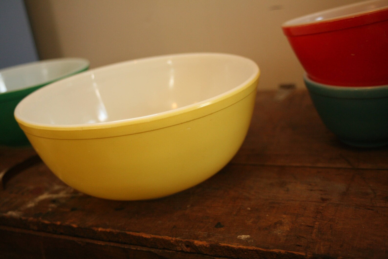 Four Primary Colored Mixing Bowls Mixing Bowl Christmas Etsy