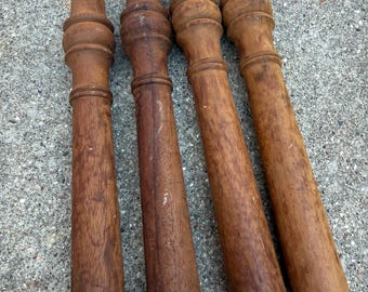 4. Patas de mesa torneadas, patas de mediados de siglo, patas modernas, estilo retro, años 70, vintage.