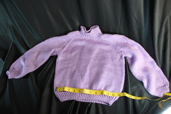 Vintage Children's Sweater, Handmade, Knit Sweate… - image 1