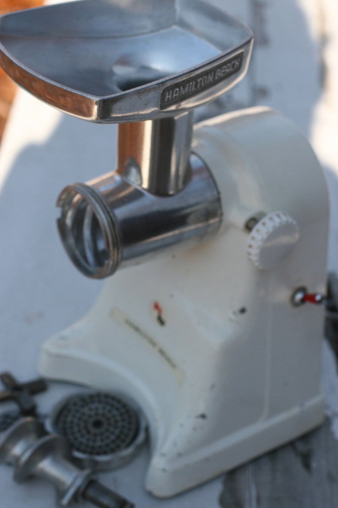 FINAL SALE Hamilton Beach Meat Grinder Vintage Kitchen Meat Etsy