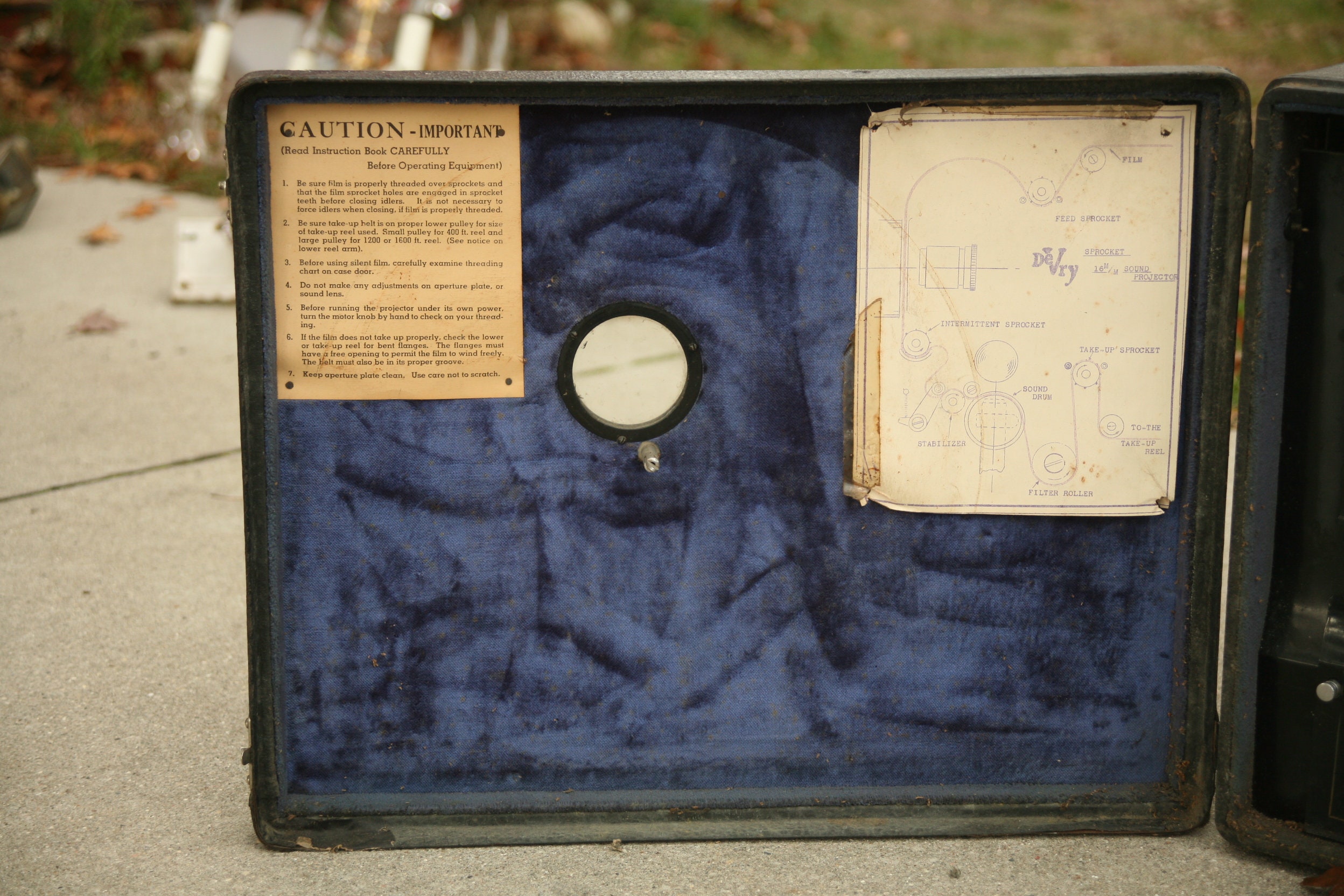 Working Vintage DeVry Motion Picture Portable Projector With Etsy