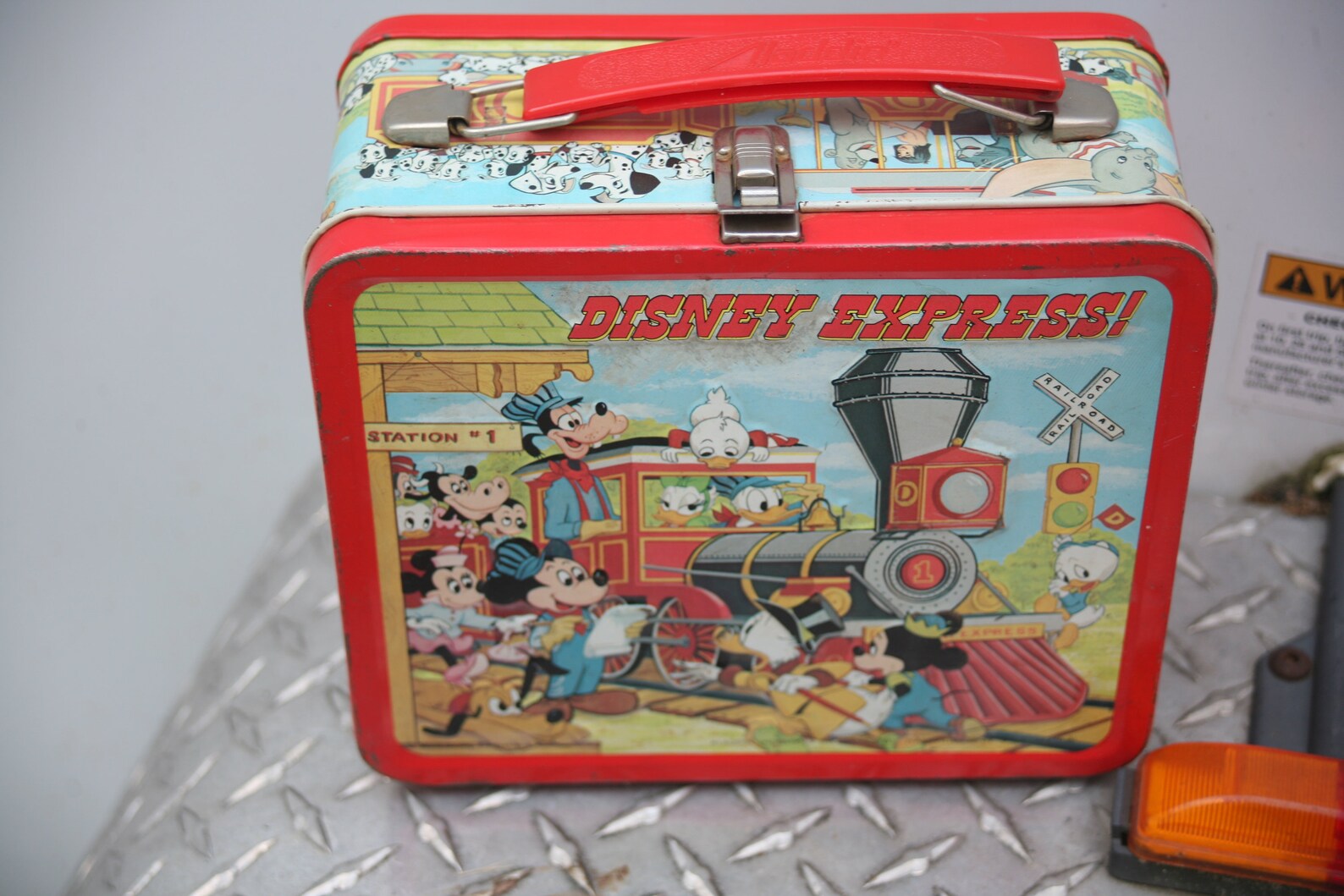 Vintage Disney Metal Lunch Box 1990s Mickey Mouse Lunch Etsy