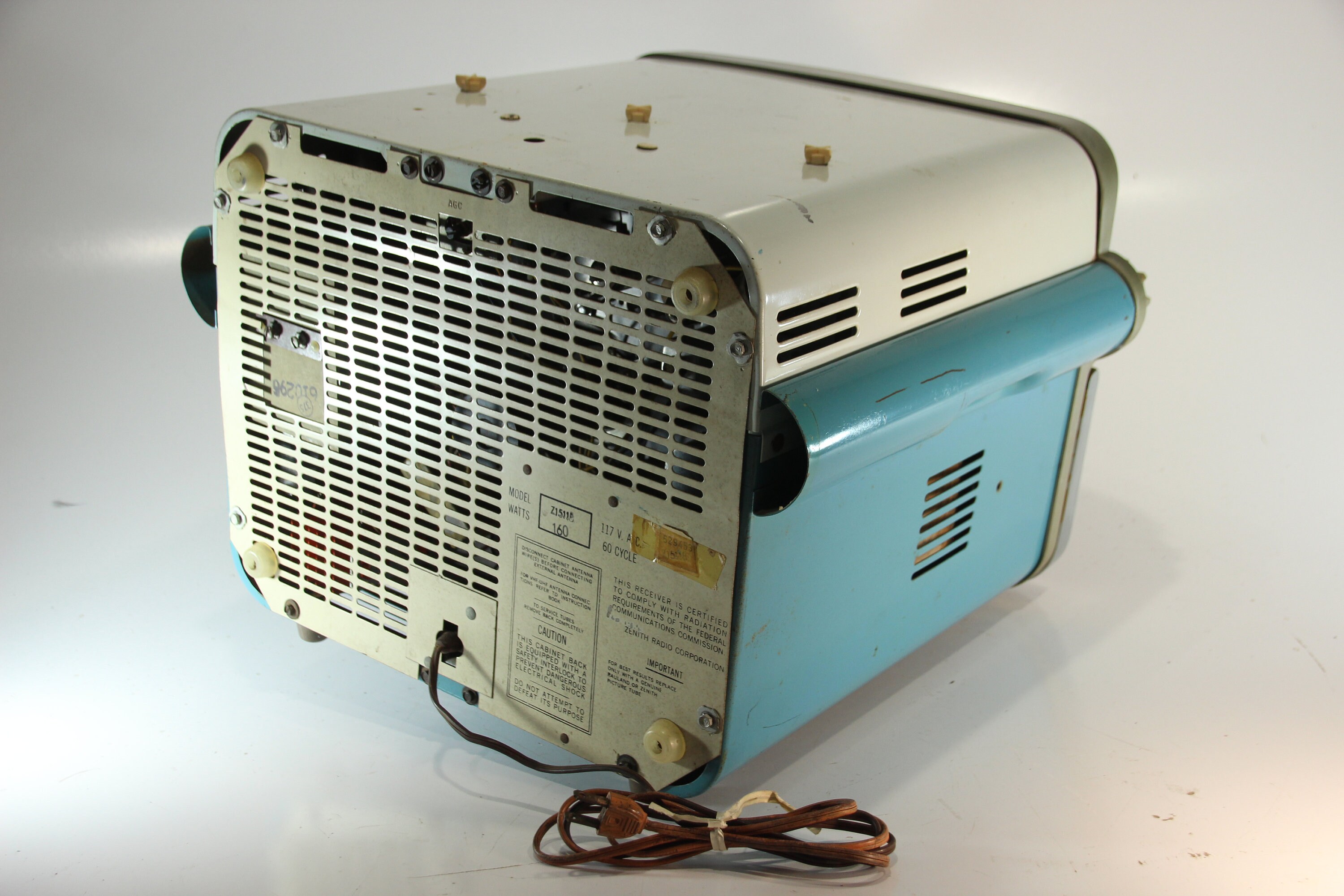 Vintage Zenith TV 1957 Model 1512J Television Black and Etsy