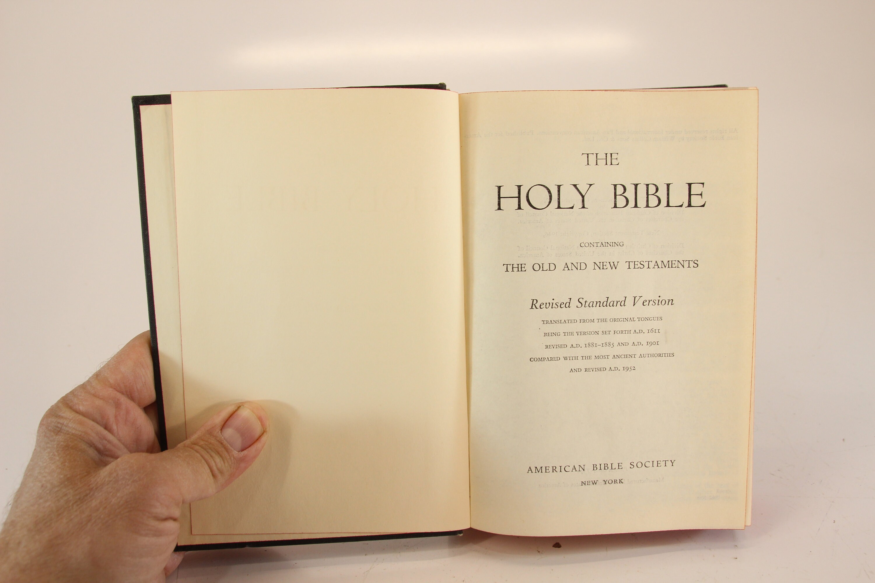 Vintage Bible 1950's Bible Old Bible Holy Bible Etsy
