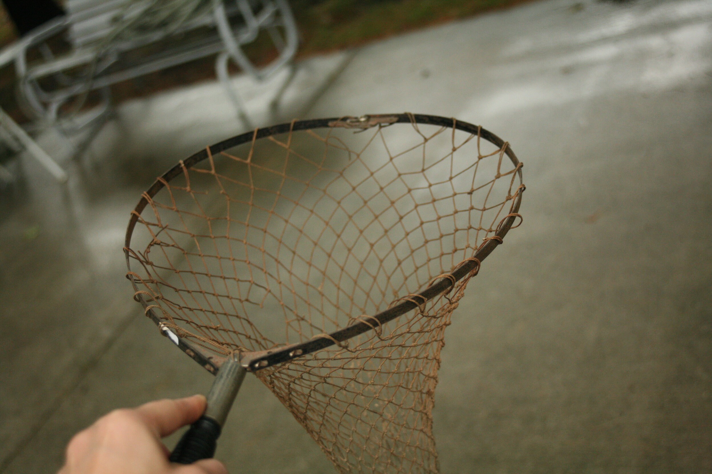 Vintage Fishing Net on Pole Nautical Decor Fall Decor Home Etsy